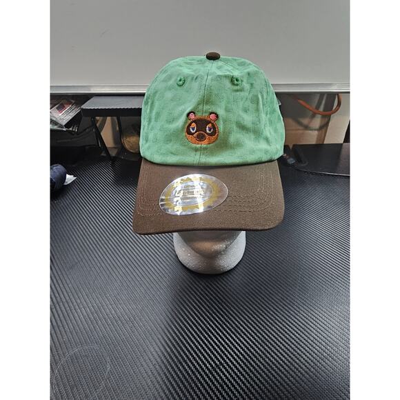 Controller Gear Animal Crossing Hat Baseball Cap (Tom Nook, Green) - Picture 1 of 6